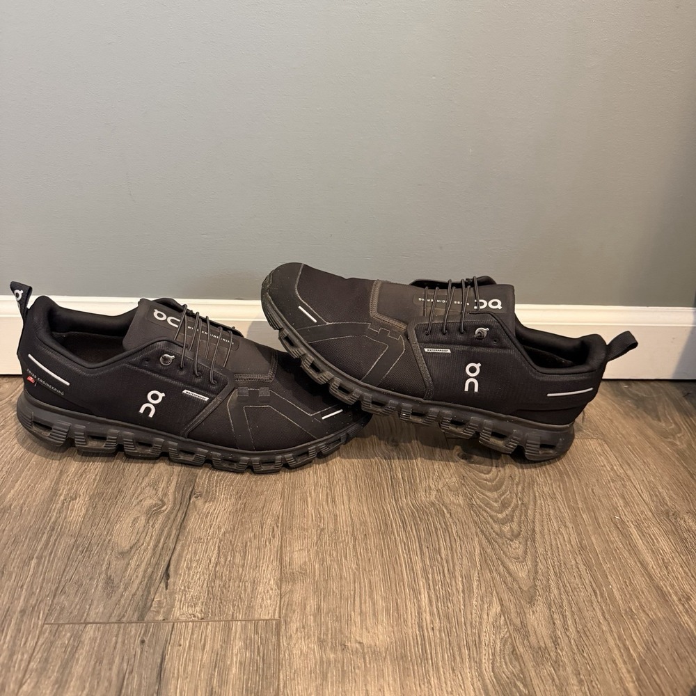 On Cloud 6 SneakersBlack Men's Running Shoes US Size 13 Waterproof
